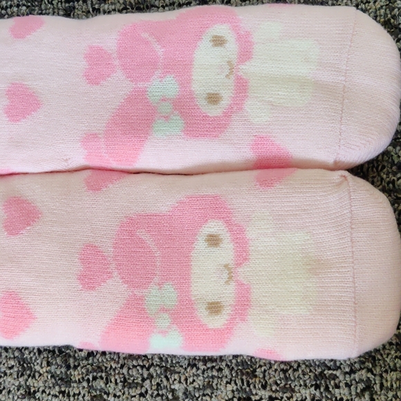 Adorable My Melody Winter Furry Sock Booties! - Picture 2 of 5